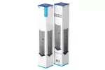 OPRAWA OGRODOWA LARGO-P PIR 50, E27, MAX.15W, IP44, AC220-240V, 50-60Hz, SŁUPEK, GRAFIT