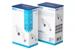 OPRAWA ŚCIENNA SANTO BIS, ALUMINIUM, IP20, max. 20W*2, PODWÓJNA, OKRĄGŁA, BIAŁA