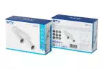 OPRAWA SUFITOWA SOLIS, 55x100mm, max.250V, IP20, 2*GU10, max. 50W, OKRĄGŁA, BIAŁA