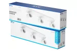 OPRAWA SUFITOWA VENETO, IP20, max. 20W, 3 x GU10, OKRĄGŁA, BIAŁA