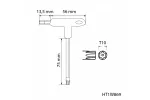 Klucze torx security typu-T, długie TT10
