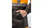 LEDA kurtka ostrzegawcza parka ocieplana pomarańczowa 2XL (56)