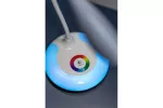 LAMPKA BIURKOWA GALACTIC LED, 5W, 240lm,5V DC, 4000K, PODSTAWA RGB, ŁADOWANIE USB, BIAŁY