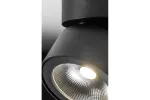 Oprawa LED BIANCO, 15W, 1500lm, AC220-240V, 50/60 Hz, PF>0,5, Ra≥80, IP20, IK06, 36°, 4000K, OKRĄGŁA, CZARNY
