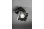 OPRAWA LED BIANCO, 8W, 680lm, AC220-240V, 50/60 Hz, PF>0,5, Ra≥80, IP20, IK06, 36°, 4000K, KWADRAT, CZARNY