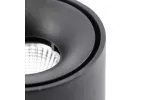 OPRAWA LED BIANCO, 8W, 680lm, AC220-240V, 50/60 Hz, PF>0,5, Ra≥80, IP20, IK06, 36°, 4000K, OKRĄGŁA, CZARNY