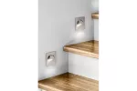 OPRAWA SCHODOWA LED, ESCADA KA, DC12V, KWADRATOWA, TRANSPARENTNA, 0,8W, 70lm, 4000K, INOX, PRZEWÓD 150cm