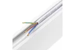 OPRAWA ZWIESZANA LED LIVIA, 40W, 3600lm, AC220-240V, 50-60Hz, 100°, RA>80, IP20, AL/PC, 4000K, 120cm, BIAŁA