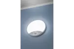 PLAFONIERA LOGOS LED Z CZUJNIKIEM RUCHU, 16 W, 1200lm, IP44, AC220-240V, 50/60Hz, KĄT ŚWIECENIA 360*, NEUTRALNA BIAŁA, BIAŁY