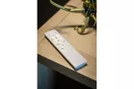 LAMPKA PODŁOGOWA YORK, 10W, 900lm, AC220-240V, 3 STOPNIE ŚCIEMNIANIA, 3-CCT, PILOT, PF>0,5, Ra>85, BIAŁA