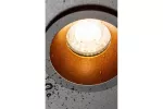 SUFITOWA OPRAWA PUNKTOWA ELVA, IP54, OKRĄGŁA, Ø85x45mm, CZARNA/MIEDŹ