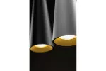 OPRAWA SUFITOWA EVI, 4410, AC220-240V, 50/60 Hz, GU10, max.40W, IP20, ALUMINIOWA, POJEDYNCZA, CZARNA