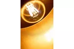 OPRAWA SUFITOWA GOA, 3512, AC220-240V, 50/60Hz, 1*E27, IP20, ŚR. 32 cm, POJEDYNCZA, CZARNO/ZŁOTA