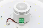 PLAFONIERA ITALIA LED Z CZUJNIKIEM RUCHU, 12W, 900lm, IP20,  AC 220-240V, 50/60Hz, KĄT ŚWIECENIA 360*, NEUTRALNA BIAŁA, BIAŁY