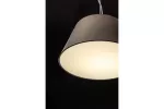 OPRAWA SUFITOWA KASEL , 6243, AC220-240V, 50/60Hz, 1*E27, max.40W, śr. 40 cm, SZARA