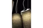 OPRAWA SUFITOWA KASEL 3, 6229, AC220-240V, 50/60Hz, 3*E27, max.40W, śr. 46 cm, SZARA