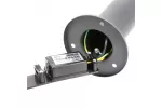 OPRAWA OGRODOWA KERTA-P 80, E27, MAX.12W, IP44, AC220-240V, 50-60Hz, SŁUPEK, GRAFIT