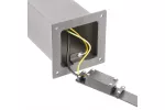OPRAWA OGRODOWA LARGO-P PIR 50, E27, MAX.15W, IP44, AC220-240V, 50-60Hz, SŁUPEK, GRAFIT