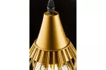 OPRAWA SUFITOWA LOTTE, 2646, AC220-240V, 50/60Hz, 1*E27, IP20,ŚREDNICA 33 cm, POJEDYNCZA, ZŁOTA