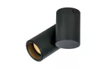 OPRAWA SUFITOWA LUPO, ALUMINIUM, 11.6x5.6x11.5, IP20, 1*GU10, max. 50W, OKRĄGŁA, CZARNA