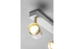 OPRAWA SUFITOWA ORIO, ALUMINIUM, 24.0x5.5x14.0, IP20, 2*GU10, max. 50W, OKRĄGŁA, BIAŁA