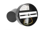 OPRAWA SUFITOWA ORIO, ALUMINIUM, 11.6x5.6x11.5, IP20, 1*GU10, max. 50W, OKRĄGŁA, CZARNA