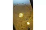 OPRAWA SUFITOWA RETO 2, 4151, AC220-240V, 50/60Hz, 1*E27, IP20, ŚREDNICA 50 cm, POJEDYNCZA, CZARNA