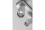 OPRAWA ŚCIENNA SANTO BIS, ALUMINIUM, IP20, max. 20W*2, PODWÓJNA, OKRĄGŁA, BIAŁA
