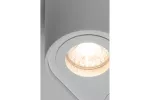 OPRAWA SUFITOWA SENSO DUO, ALUM, 83X165X110, IP20, max 50W, OKRĄGŁA BIAŁA
