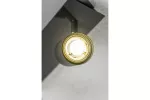OPRAWA SUFITOWA VENETO, IP20, max. 20W, 3 x GU10, OKRĄGŁA, CZARNA