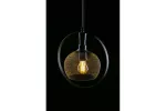 OPRAWA SUFITOWA XALIS 1, 7214, AC220-240V, 50/60Hz, 1*E27, IP20, ŚREDNICA 30 cm, POJEDYNCZA, CZARNA