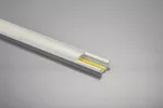 PROFIL ALUMINIOWY LED Z KOŁNIERZEM GLAX SILVER 2m (WPUSZCZANY)