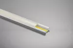 PROFIL ALUMINIOWY LED Z KOŁNIERZEM GLAX BIAŁY 2m (WPUSZCZANY)