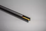 PROFIL ALUMINIOWY LED NAKŁADANY GLAX MINI CZARNY MAT 2m