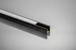 PROFIL ALUMINIOWY LED NAKŁADANY GLAX MINI WYSOKI 14mm CZARNY MAT 2m