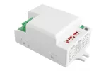 CZUJNIK MIKROFALOWY RUCHU SRC812 MINI, max. 500W, AC 220-240V, 50/60Hz, KĄT DZIAŁANIA 360*, ZASIĘG 2-8m ± 1,5- 3,5m, IP20, WSPÓŁPRACUJE Z LED, NATYNKOWY, BIAŁY