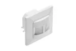 CZUJNIK RUCHU CR-16, max 500W, AC220-240V, 50/60Hz, 190°, IP20, WSPÓŁPRACUJE Z LED, PODTYNKOWY, BIAŁY