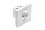 CZUJNIK RUCHU CR-4 LED, MIN. 40W, max. 500W, AC 220-240V, 50/60Hz, KĄT DZIAŁANIA 160*, ZASIĘG 12M ± 1-2,5m, IP20, WSPÓŁPRACUJE Z LED, WPUSZCZANY, BIAŁY