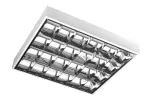 G-TECH OPRAWA RASTRO LED 60,4x60 T8-J LED, G13, AC220-240V, 50/60Hz, IP20, NATYNKOWA, BIAŁA