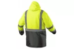 LEDA kurtka ostrzegawcza parka ocieplana żółty 2XL