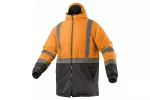 LEDA kurtka ostrzegawcza parka ocieplana pomarańczowa 2XL (56)