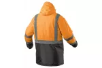 LEDA kurtka ostrzegawcza parka ocieplana pomarańczowa 3XL (58)