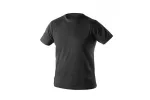 VILS T-shirt bawełniany czarny 3XL (58)