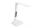 LAMPKA BIURKOWA GALACTIC LED, 5W, 240lm, AC220-240V, 50/60Hz, ZMIENNA BARWA(3000K, 4000K, 6000K) KALENDARZ, BUDZIK, TERMOMETR, BIAŁY