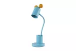 LAMPKA BIURKOWA MOUSE, 0215, max.250V, 50/60Hz, 1*E27, max.25 W, śr.8 cm, IP20, NIEBIESKI