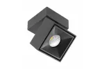 OPRAWA LED BIANCO, 8W, 680lm, AC220-240V, 50/60 Hz, PF>0,5, Ra≥80, IP20, IK06, 36°, 4000K, KWADRAT, CZARNY