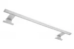 OPRAWA LED FOCUS Z WYSIĘGNIKIEM 605mm, CIEPŁY BIAŁY, 8W, 230V, IP44, CHROM
