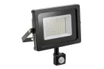 NAŚWIETLACZ LED iNEXT Z CZUJNIKIEM RUCHU, 50W, 4000lm AC220-240V, 50/60 Hz, PF>0,9, RA>80, IP65, 120°, 6400K, CZARNY