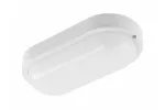 OPRAWA LED KODO-OV, 8W, 720lm, AC175-260V, 50/60 Hz, PF>0,5, Ra≥80, IP54, IK08, 4000K, OWALNA, BIAŁY