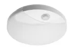 PLAFONIERA LOGOS LED Z CZUJNIKIEM RUCHU, 16 W, 1200lm, IP44, AC220-240V, 50/60Hz, KĄT ŚWIECENIA 360*, NEUTRALNA BIAŁA, BIAŁY